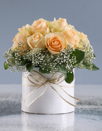 Boxed Flowers Arrangement