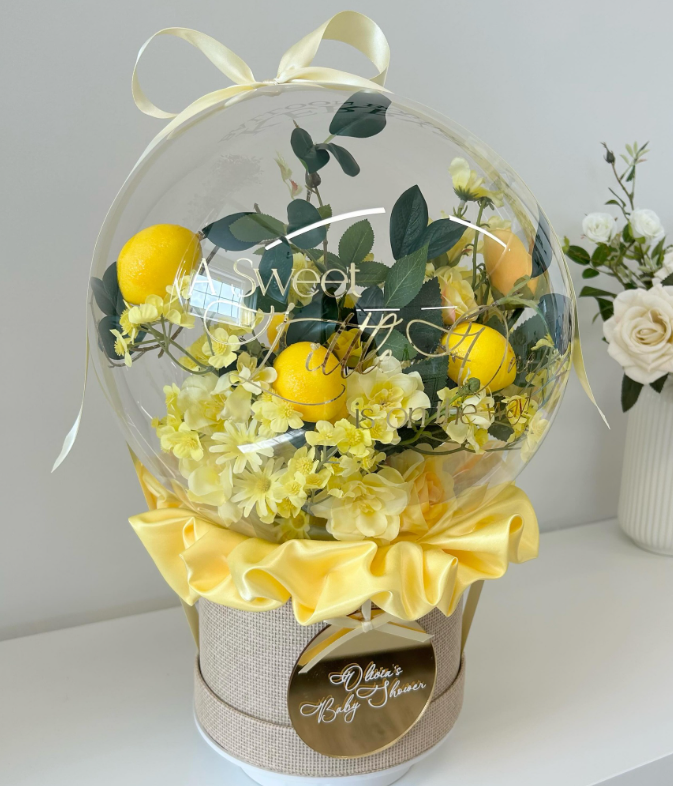 Personalised Balloned Lemon Tree